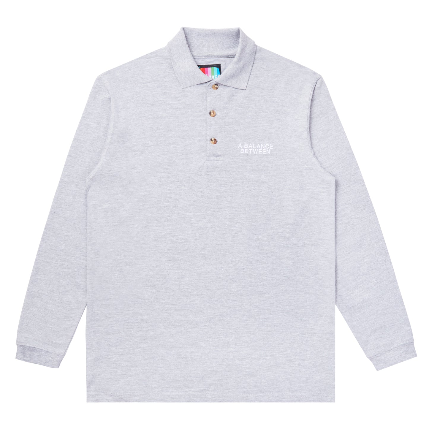 'Balance Between' Long Sleeve Polo - Cliff Creative Projects